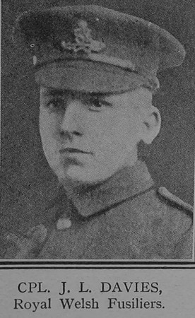 Davies J L Cpl VC 13th Royal Welsh Fusiliers The Great War Vol 11