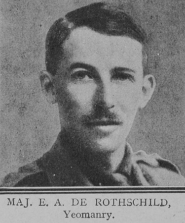 De Rothschild E A Major Royal Buckinghamshire Hussars The Great War Vol 11