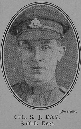 Day S J Cpl VC 11th Suffolk Regiment The Great War Vol 11