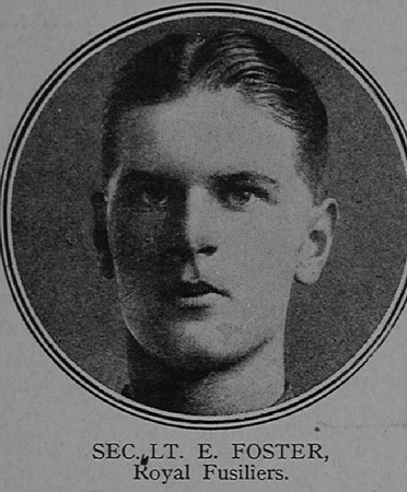 Foster E 2nd Lt 10th Royal Fusiliers The Great War Vol 11