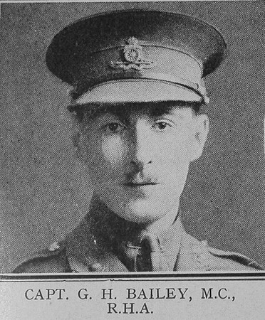 Bailey G H Captain MC Royal Horse Atillery The Great War Vol 11