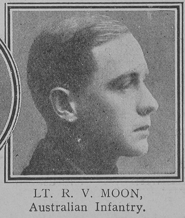 Moon R V Lt VC 58th Australian Imperial Force