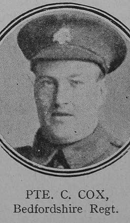 Cox C Pte VC 7th Bedfordshire Regiment