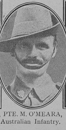 O'Meara M Pte VC 16th Australian Imperial Force