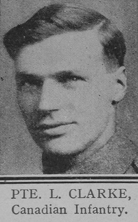 Clarke L Pte VC CEF The Great War Vol 10