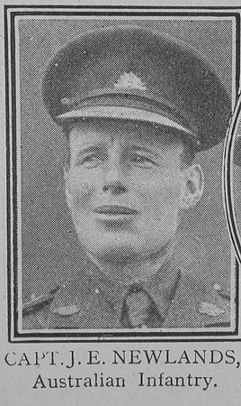 Newlands J E Captain VC 12th Australian Imperial Force