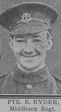 Ryder R Pte VC 12th Middlesex Regiment