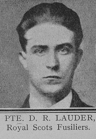 Lauder D R Pte VC Royal Scots Fusiliers