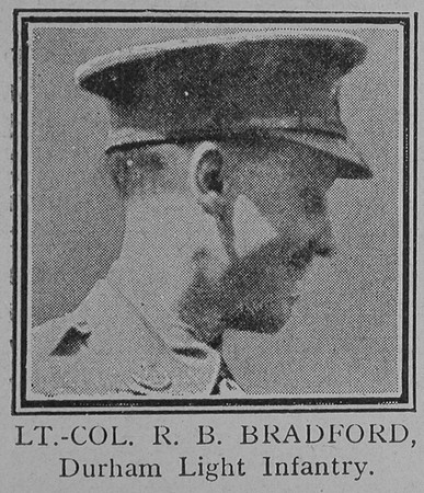 Bradford R B Lt Col VC 9th Durham Light Infantry