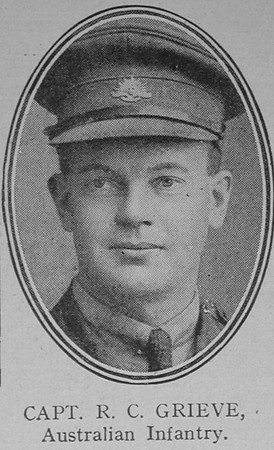 Grieve R C Captain VC AIF The Great War Vol 10