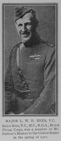 Rees L W B Major VC MC Royal Flying Corps