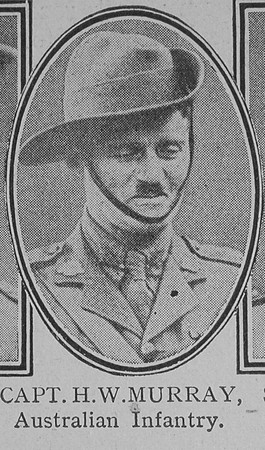 Murray H W Captain VC 15th Australian Imperial Force