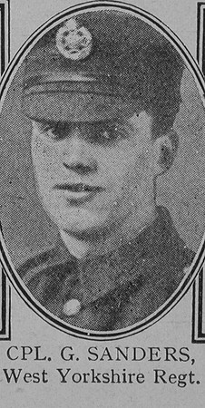 Sanders G Cpl VC West Yorkshire Regiment