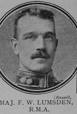 Lumsden F W Major VC Royal Marine Artillery