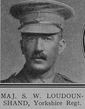 Loudon-Shand W Major VC Yorkshire Regiment