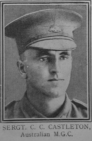 Castleton C C Sergt VC Australian Machine Gun Corps The Great War Vol 10