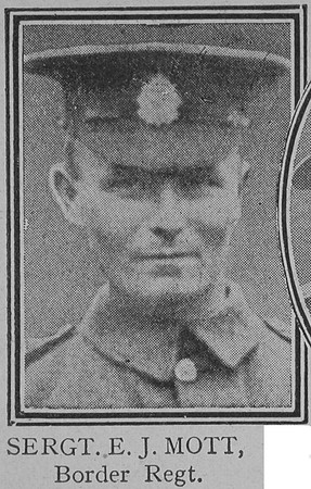 Mott E J Sergt VC 1st Border Regiment