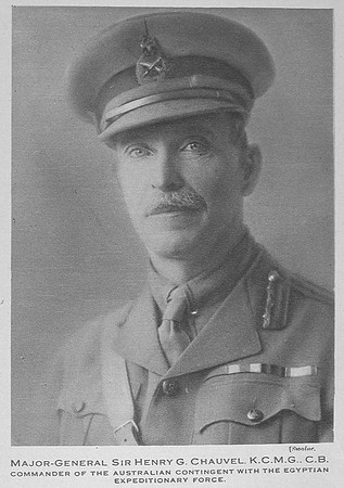 Chauvel H G Major Gen Sir KCMG CB General Staff