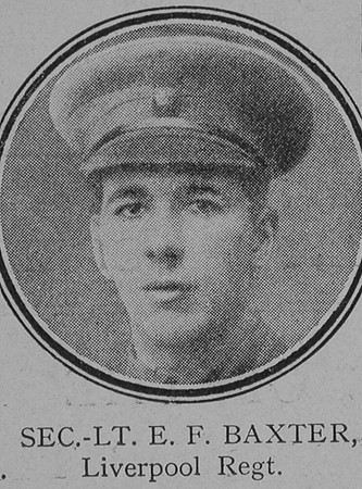 Baxter E F 2nd Lt VC 8th Kings Liverpool Regiment