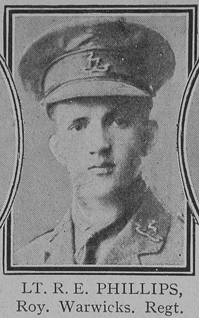 Phillips R E Lt VC 13th Royal Warwickshire Regiment