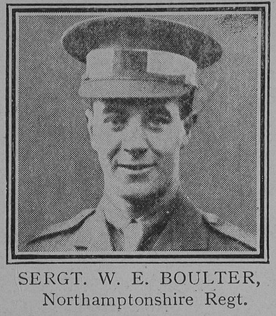 Boulter W E Sergt VC 6th Northamptonshire Regiment