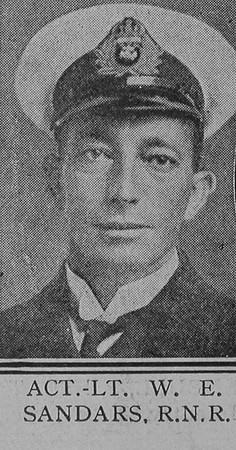 Sandars W E Lt VC Royal Naval Reserve