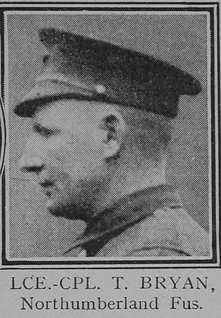Bryan T L/Cpl VC 25th Northumberland Fusiliers