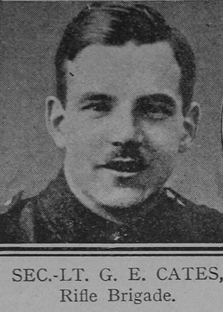 Cates G E 2nd Lt VC Rifle Brigade The Great War Vol 10