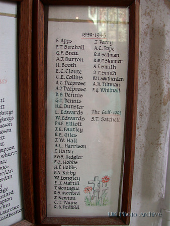 St Mary's Church Rye War Memorial