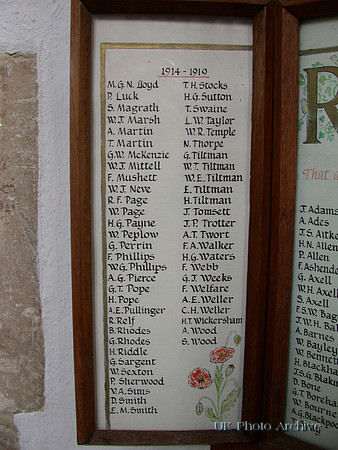 St Mary's Church Rye War Memorial