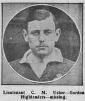 Usher C M Lt Gordon Highlanders The Graphic 9th Sep 1914
