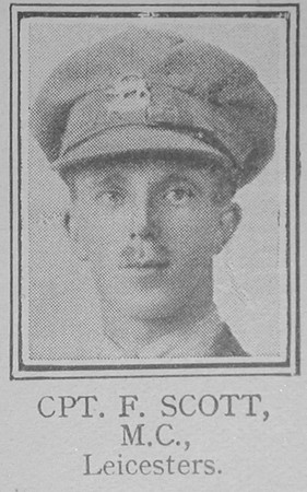 Scott F Captain Leicestershire Regiment