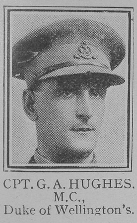Hughes G A Captain MC Duke Of Wellingtons West Riding Regiment