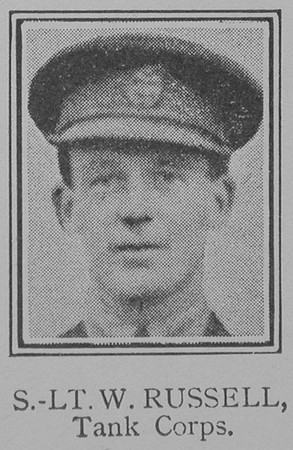Russell W 2nd Lt Tank Corps