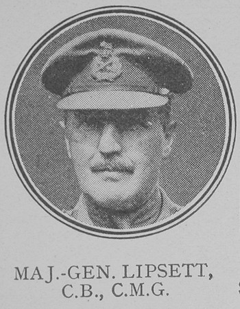 Lipsett L J Maj Gen CB CMG General Staff