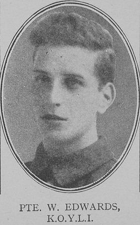 Edwards W Pte VC Kings Own Yorkshire Light Infantry