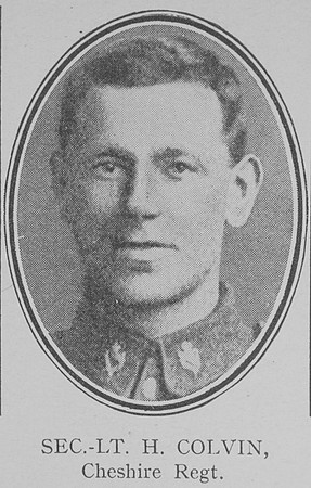 Colvin H 2nd Lt VC Cheshire Regiment
