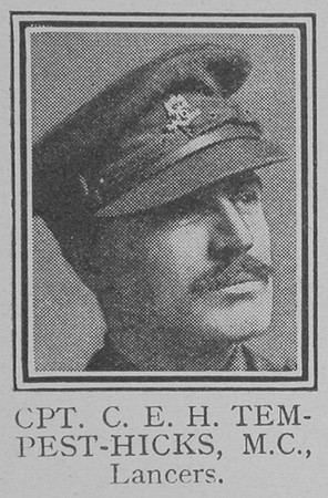 Tempest-Hicks C E H Captain MC 16th Lancers