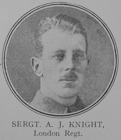 Knight A J Sergt VC 8th London Regiment