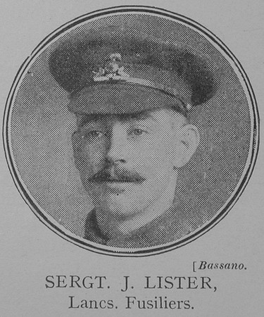 Lister J Sergt VC Lancashire Fusiliers