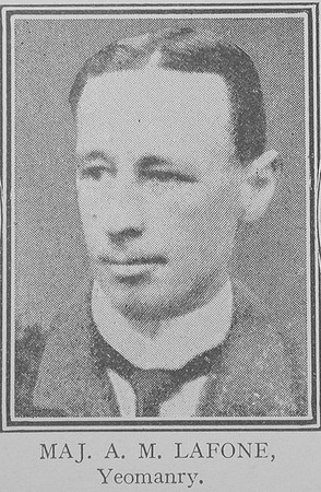 Lafone A M Major VC Middlesex Yeomanry