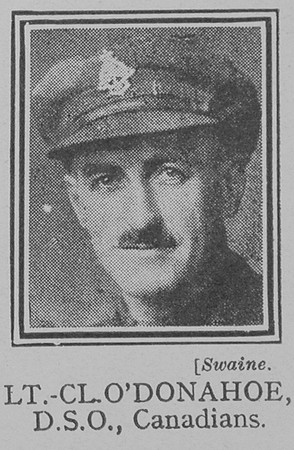 O'Donahoe J V P Lt Col DSO 87th Attd 11th Canadian Expeditionary Force