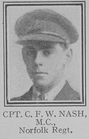 Nash C F W Captain MC Norfolk Regiment