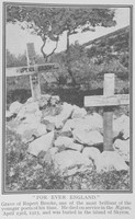 Brooke R Sub Lt Hood Btn RN Div Grave