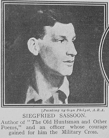 Sassoon S Captain MC 1st Royal Welsh Fusiliers