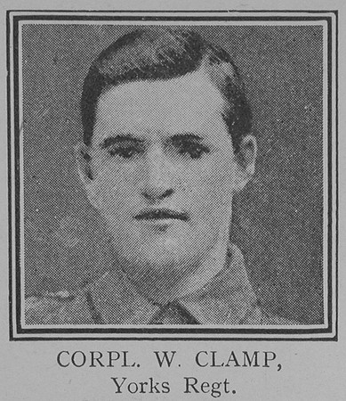Clamp W Cpl VC 6th Yorkshire Regiment