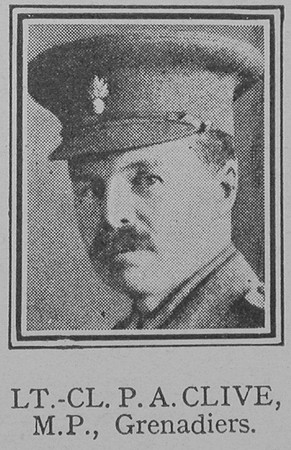 Clive P A Lt Col Grenadier Guards