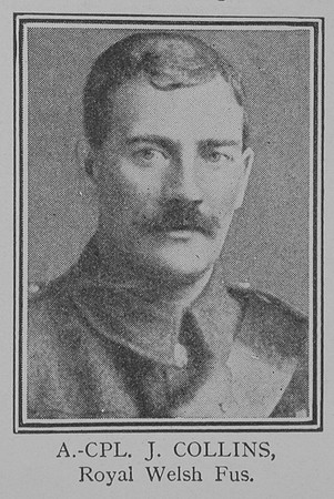 Collins J Cpl VC Royal Welsh Fusiliers