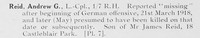 Reid A G LCpl 7th Black Watch Photo Available Plate 7
