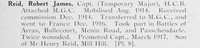 Reid R J Captain Machine Gun Corps Photo Available Plate 8